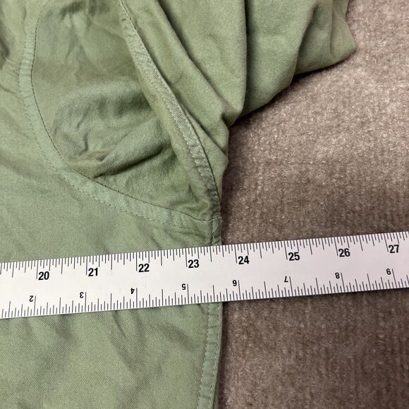 American Eagle Mens Large L LG Sage Button Down Casual Preppy Comfort Shirt - Picture 5 of 7